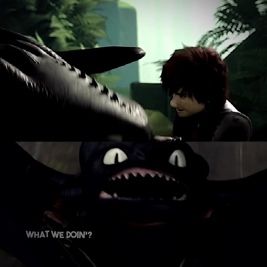 their friendship>>> #hiccuphaddock #toothless #hicctooth #dragons #httyd #fy #foryou @