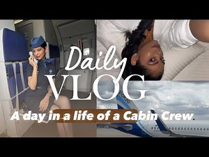 A Day in the Life of a Cabin Crew Vlog | fly with me👩‍✈️