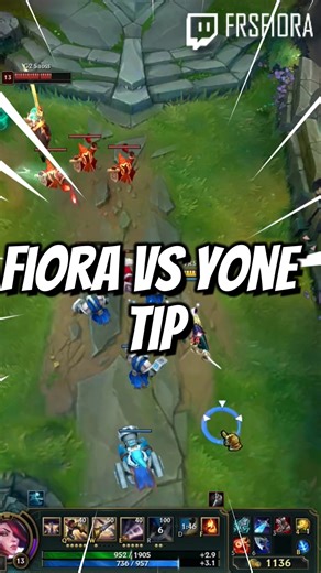 6.9K views · 90 reactions | Fiora Vs Yone como ganarle #Fiora #leagueoflegends #yone #frsfiora | FRS Fiora | Facebook