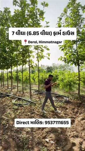 🏠 Ready To Move Farm House For Sale 📍Sabarkantha 📞 9537111655 #agricultureland #gujarat