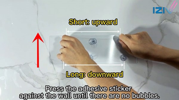 3 in 1 Shampoo and Conditioner Dispenser with Waterproof Labels | Drill Free Bathroom Shower Pump Dispenser and Organizer - Holds Shampoo Soap Conditioner and Shower Gel for Home Hotel RV