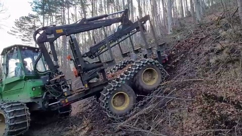 Watch the John Deere 1110G Tackle Wild Forestry Tasks