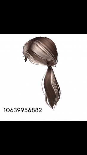 Brown Blonde Hair Mix Works for Any Game