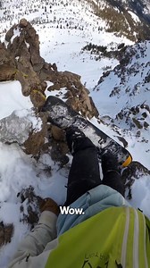 3.4K views | Dramatic video captured the moment a snowboarder nearly fell “headfirst off a cliff” as he was descending a California mountain off-piste. | New York Post Health & Parenting | Facebook