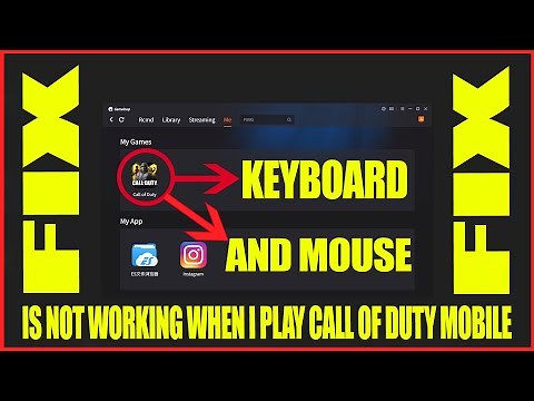 Keyboard and mouse is not working when I play Call of Duty mobile//KEY ARE NOT WORKING IN COD MOBILE
