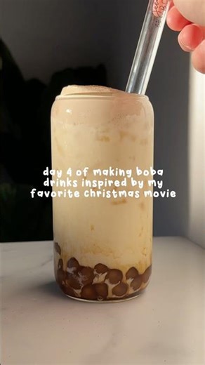 Day 4 Making Christmas Movie Boba Drinks 🎄