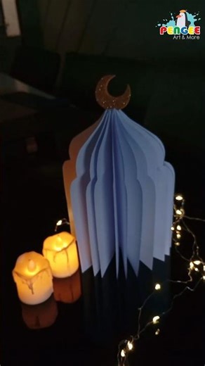 🕌 Ramadan DIY Paper Decor | Easy Ramadan Craft 🌙 | Simple Craft Idea 💡