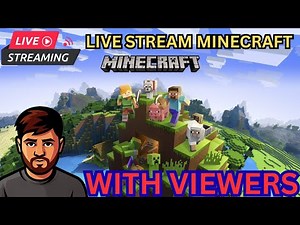 🌍MINECRAFT SERVER Playing with Viewers | Bedrock & Java !🔥#minecraft