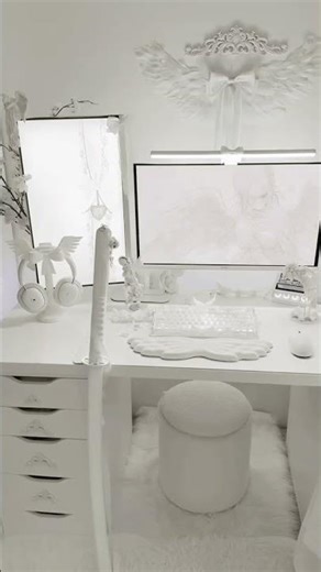 White Angel Gaming PC Setup 😇✨ | Ultimate Dream Build 2026 #white #pc #trending #pcgaming