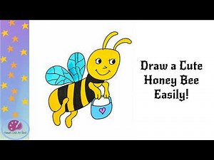 How to draw Honey Bee