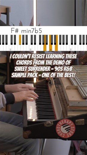 I couldn't resist learning these chords from the demo of Sweet Surrender - 90s R&B Sample Pack