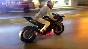 川崎H2R声浪鉴赏，涡轮镇压的魅力一般人不懂，这加速太猛！