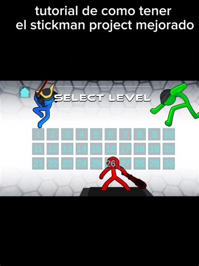 tutorial que como tener el stickman project mejorado (video resubido) #supremedueliststickman #xd #stickmanproject #tutorial #stickman