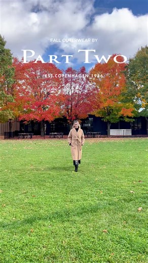 Level up your fall coat! 🧥 We love these classic fall coats from Part Two to effortlessly elevate your look and complete any outfit. This style never goes out of style. 🤍 The only question is - tan or grey? 🤔 #fallcoat #fallfashion #falltrench #peacoat #oakridgefashions #auroraon #canadianfashion | Oakridge Fashions