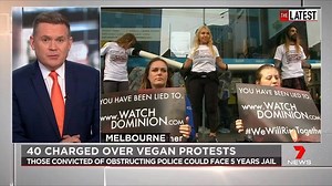 There's growing anger in Queensland over Monday's vegan protests with not a single person arrested or charged in the coordinated action. Meanwhile, 40 people have been charged with 122 offences over protests which brought parts of Melbourne's CBD to a standstill. Story: https://7news.link/qm1PEH #TheLatest #7NEWS | 7NEWS Sydney