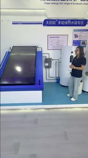Double Coil Split Solar Water Heater | Flat Plate Collector System | How It Works #energyefficiency