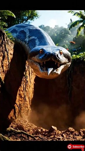 Hidden Camera Captures a Giant Python in the Amazon