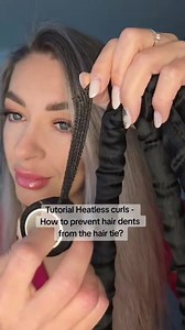 I tried self adhesive bandage to keep the ends in place and it worked 😊 #heatlesscurls #heatlesscurler #viralhair #curlstutorial #curlsovernight #haircurlingtutorial #heatlesshairstyles #overnightcurls #curlscurlscurls #haircurls #heatlesscurlstutorial | Ionela CurlSilk Quad