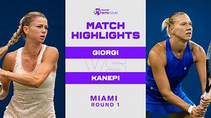 Camila Giorgi vs. Kaia Kanepi | 2023 Miami Round 1| WTA Match Highlights - The Global Herald