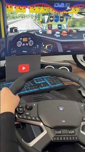 Euro Truck Simulator Realistic Driving with HORI Force Feedback Wheel #eurotruck #ets2