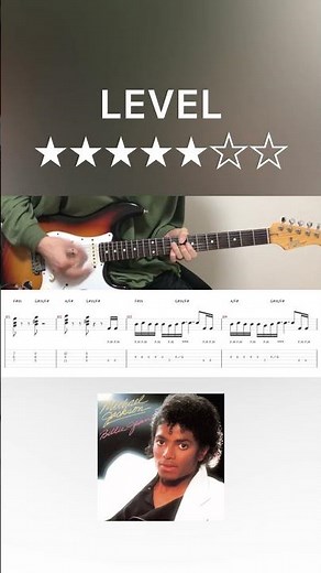 Michael Jackson - Billie Jean (guitar cover with tabs & chords)