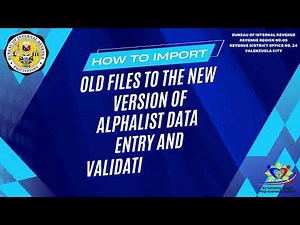 𝑯𝒐𝒘 𝒕𝒐 𝒊𝒎𝒑𝒐𝒓𝒕 𝒐𝒍𝒅 𝒇𝒊𝒍𝒆𝒔 𝒕𝒐 𝒕𝒉𝒆 𝒏𝒆𝒘 𝒗𝒆𝒓𝒔𝒊𝒐𝒏 𝒐𝒇 𝑨𝒍𝒑𝒉𝒂𝒍𝒊𝒔𝒕 𝑫𝒂𝒕𝒂 𝑬𝒏𝒕𝒓𝒚 & 𝑽𝒂𝒍𝒊𝒅𝒂𝒕𝒊𝒐𝒏 𝑴𝒐𝒅𝒖𝒍𝒆 (𝑽𝒆𝒓𝒔𝒊𝒐𝒏 𝟕.𝟐)