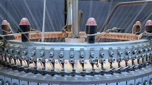 circular knitting machine factory working