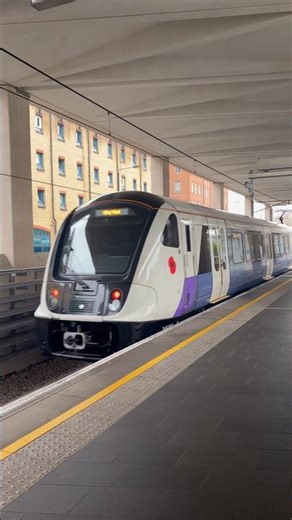 Elizabeth Line: Departing From Custom House ~ #train #trainspotting