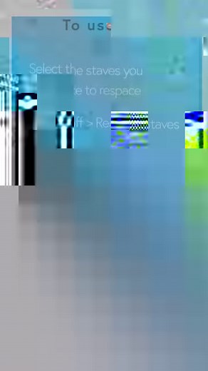 1K views · 13 reactions | Properly space your staves with ease using the Respace Staves Function. Set the spacing between staves to a value or add a percentage to fill a page on your score. Learn more: https://bit.ly/3WDmQiu | Finale Music Notation Software | Facebook