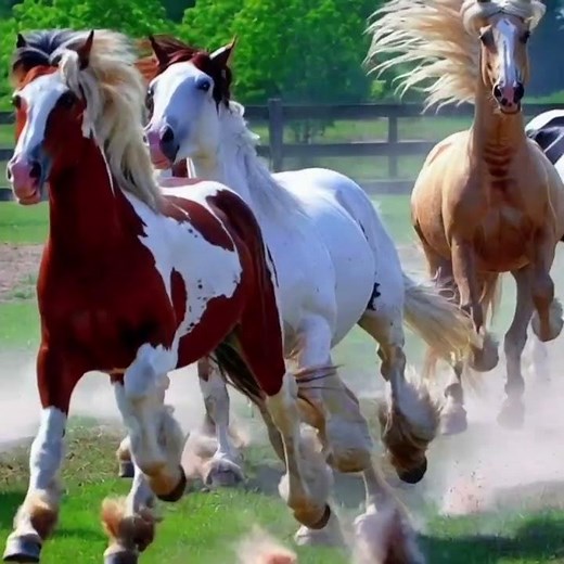 Wild Horses Running Free | Pure Power
