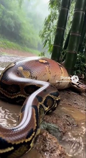 The World’s Most Powerful Python Snake – Giant Strength, Silent Hunter in the Wild #PythonSnake