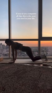 I used to sit in a cubicle for 90 hours a week and this is the pose I wish I had in my life. It’s great for opening up your chest, shoulders, and upper back after a long day of hovering over a computer or device. It’s also taught in yin classes so if it feels great, feel free to stay in it for a couple minutes and indulge in your breath. Take a symmetrical pose like Sphinx or simply rest your forehead on your hands after. Give it a try and let me know how it feels for you! 🌿 #yjrepost Thank you