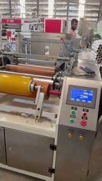 #clingwrap #machine pvc film slicing/cutting machine