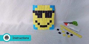 Pixel Art Emoji Craft | Emoji Craft
