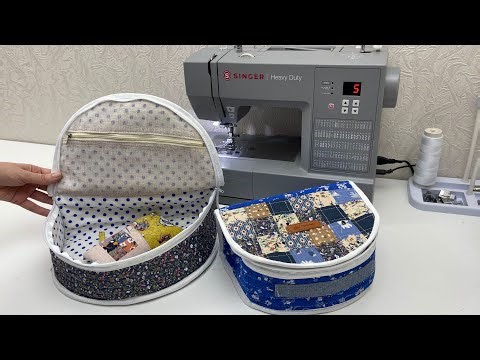 DIY Fabric Cosmetic Organizer | Zipper Bag Tutorial