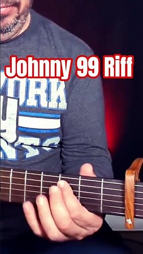 Johnny 99 Riff | Bruce Springsteen | Guitar riff #music #guitar #acoustic