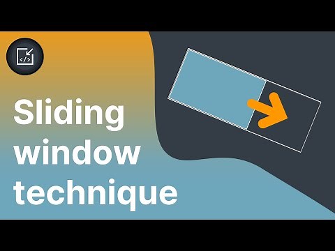 Sliding window technique - Inside code