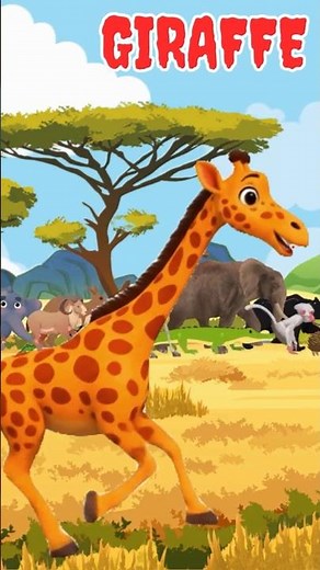 Colorful Safari Animals Song 🌈 Munch, Snap, HaHa & Screech🦒 Learn Rainbow Animal Sounds for Toddlers