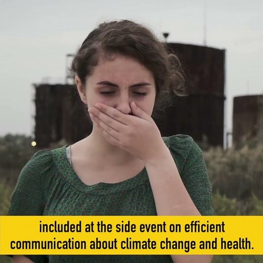 Climate change and health: WHO Director-General called for short films on this challenge and others