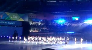 Splendid Band Display by Renowned Pilani Band of Birla Balika Vidyapeeth Pilani during Opening Ceremony of Khelo India School Games | Birla Balika Vidyapeeth, Pilani