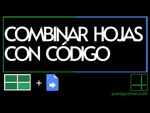 Combinar o consolidar hojas en Google Sheets con macros de Google Apps Script