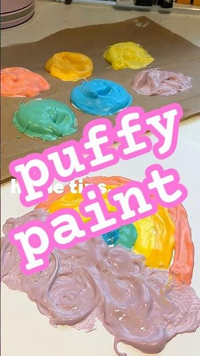DIY Puffy Paint Recipe! 🎨