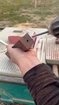 Poor-mans Lathe! ⚒️#brothisiswild