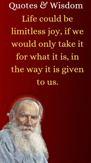 "Tolstoy’s #1 Rule for True Happiness (Stop Looking Outward)"