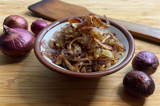 Baked Crispy Shallots