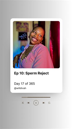 Willdivah | Unapologetic Confidence & Curiosity on Instagram: "Episode 10: Rejected sperm So this begs the question that if the ovary can reject an ideal donor, why can it not reject unhealthy sperm cells? Because it has now been proven that there a type of communication or say signal that the human eggs release called (chemoattractants) that influences how sperm cells swim towards them. However maybe this has been happening and that is one of the contributors to the rise of infertility on a cel