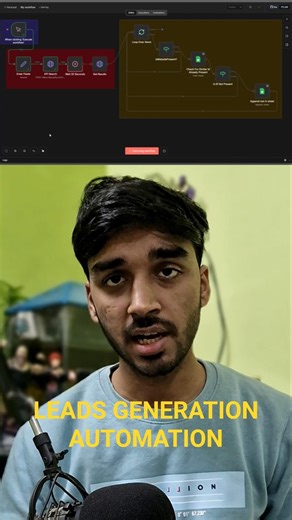🤯 Lead Generation Automation #automation #shorts #leads #ai #n8n #coding