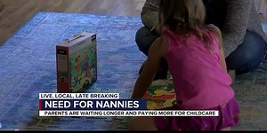High demand for nannies as more parents turn away from daycare