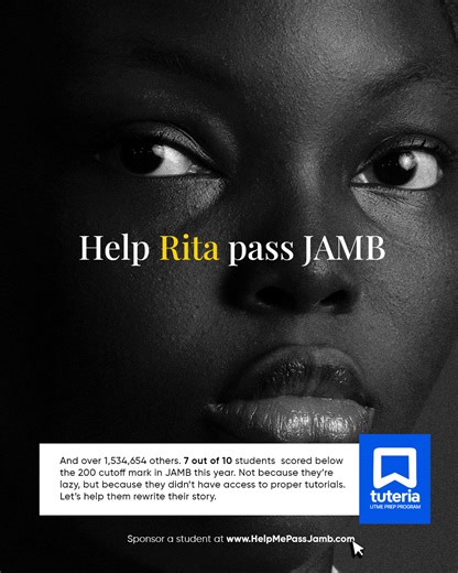 Tuteria: Help Me Pass JAMB • Ads of the World™ | Part of The Clio Network