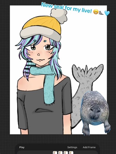 Creative Seal Character Drawing Inspiration